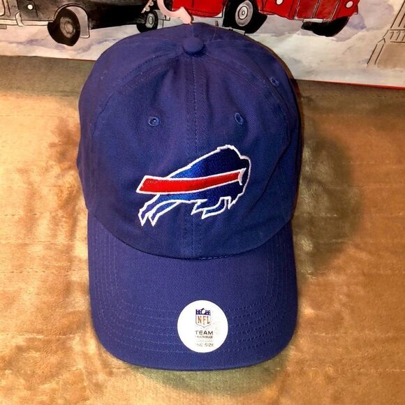 NFL Buffalo Bills Royal Blue White Red Embroidered Cap - Picture 1 of 7